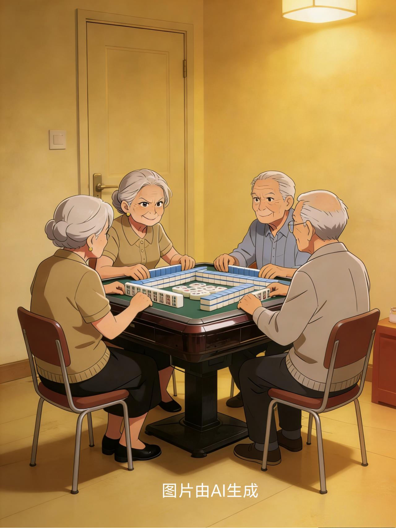 湖北荆州这老太太，为了几圈麻将把一岁亲孙子反锁家里三小时。孩子浑身屎尿，手里