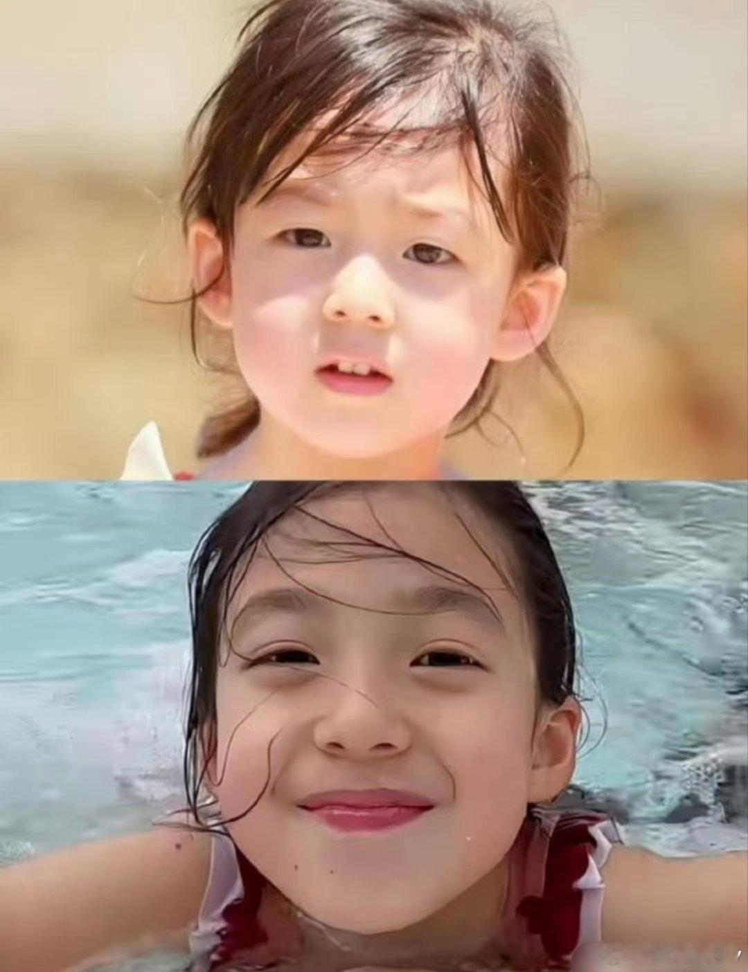 小泡芙女大十八变小可爱等比例长大，基本没啥变化