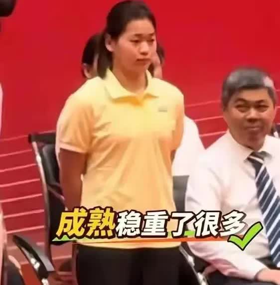 呀妈呀，吓我一跳，全红婵，差点没认出来，体育棒子的身材出来了，发育这么快吗？不节
