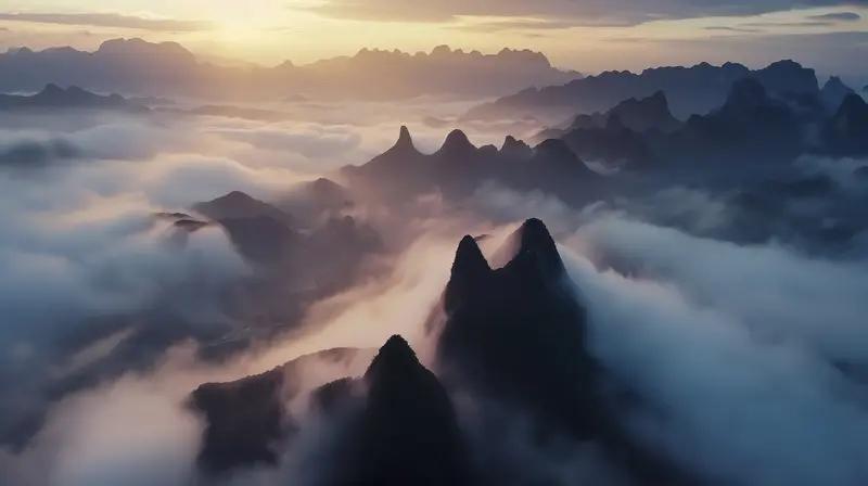 上联：云卷千峰色，请对下联。风吟万壑声。