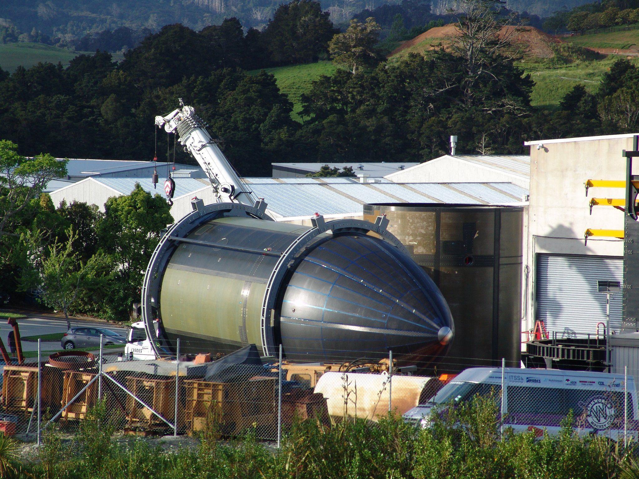 美国火箭实验室的“中子”号火箭巨大的整流罩，目前其有潜力成为继“猎鹰9”和“新格