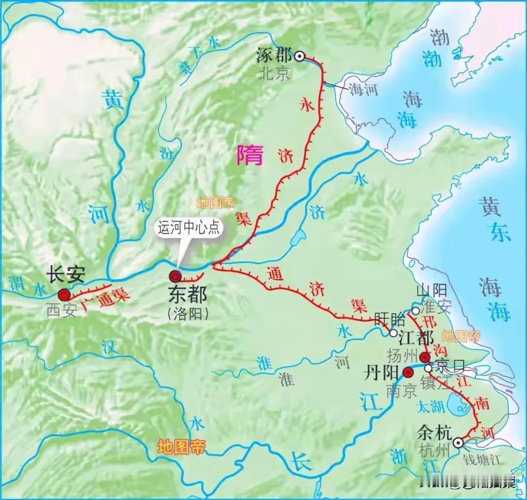 郑州看着武汉、合肥、长沙这些南方省会都有内河航运，非常想自己也能通江达海。既然如