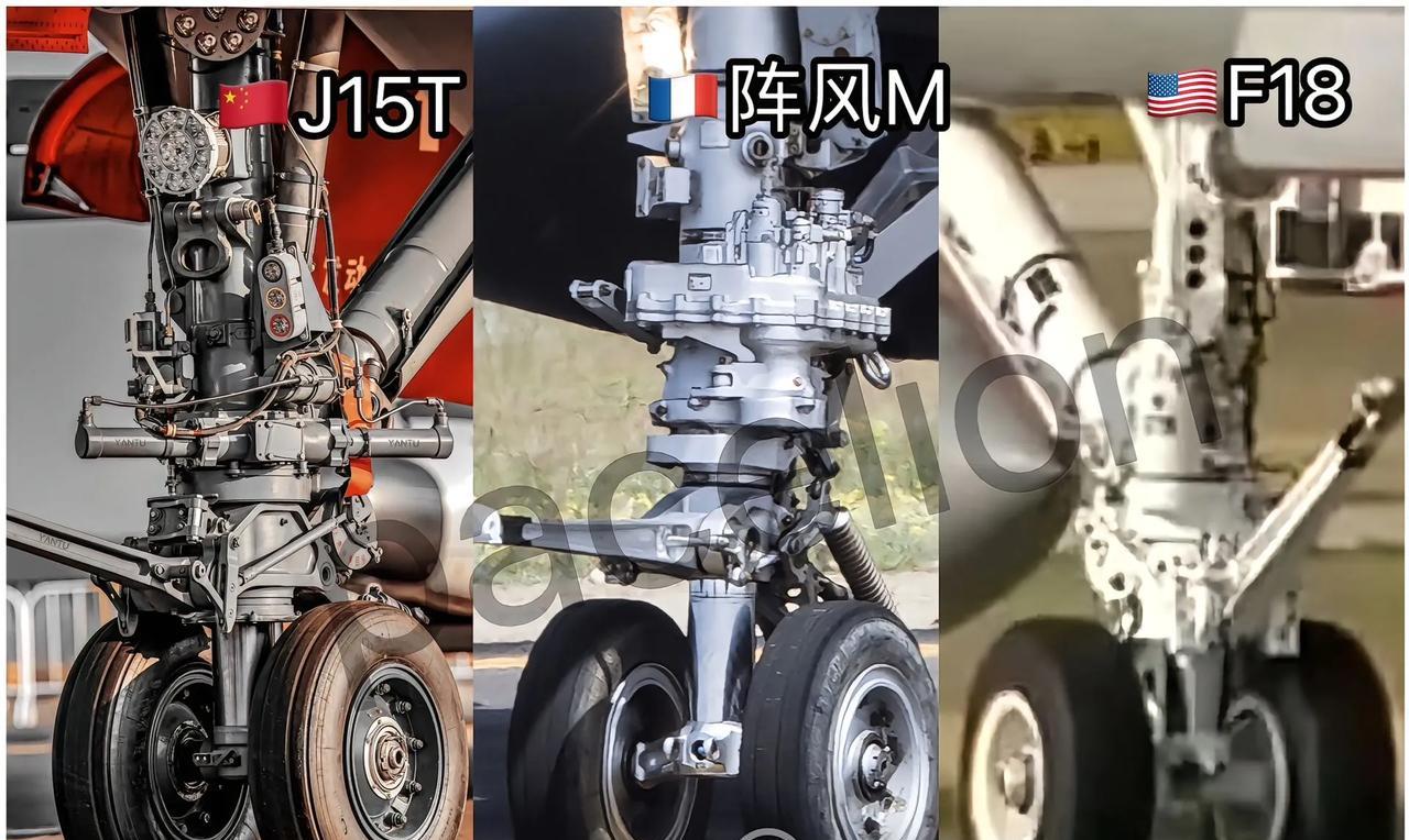 舰载机的起落架。就这结构如此复杂绝大部份国家是造不出来的#战斗机#舰载机#佩