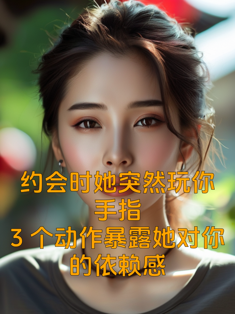 约会时她突然玩你手指？3个动作暴露她对你的依赖感
