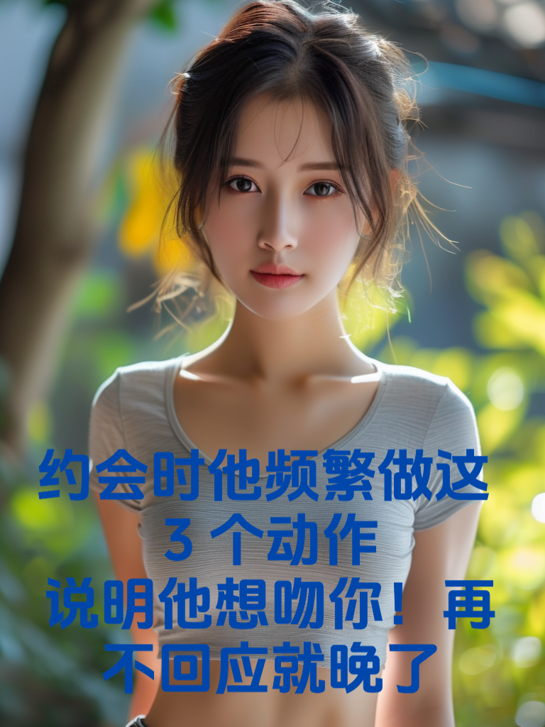 约会时他频繁做这3个动作，说明他想吻你！再不回应就晚了