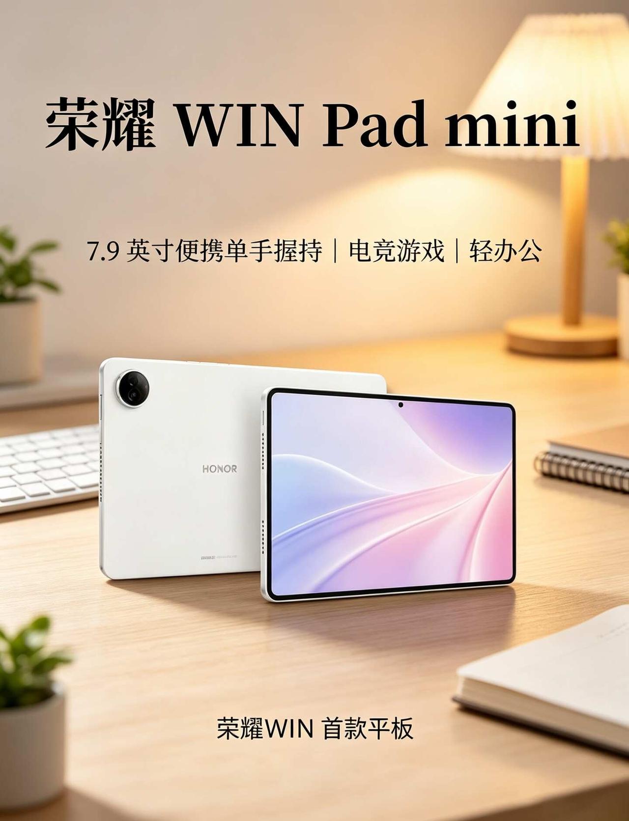 想要小屏平板的，可以等等荣耀WIN这台✨最近看荣耀WINPadmin