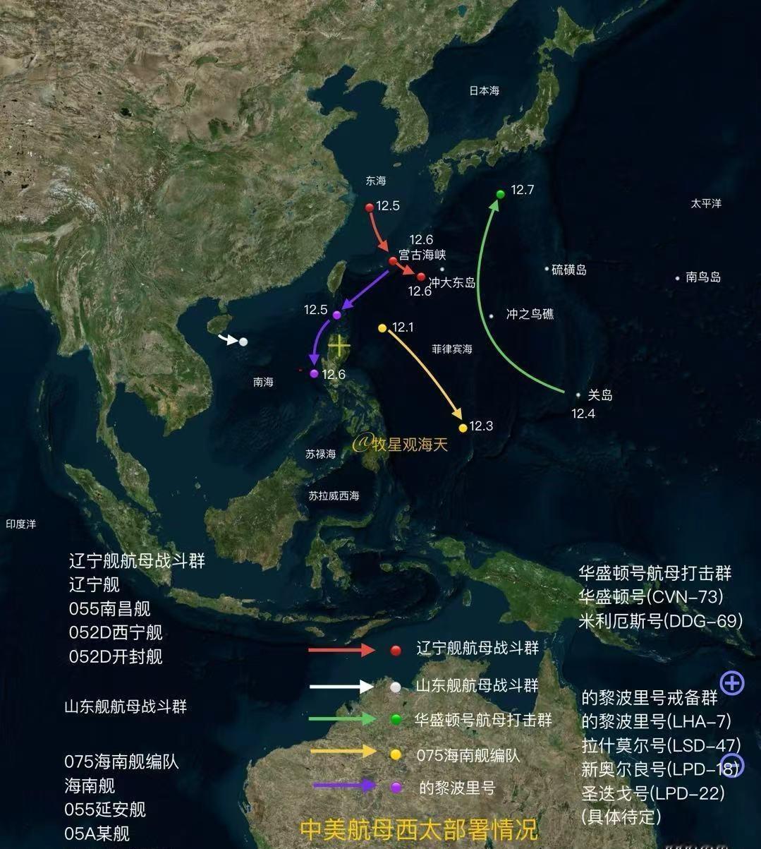 “晋西北”(西太)都乱成了一锅粥[doge]➤山东舰航母战斗群在南海，辽宁舰航母