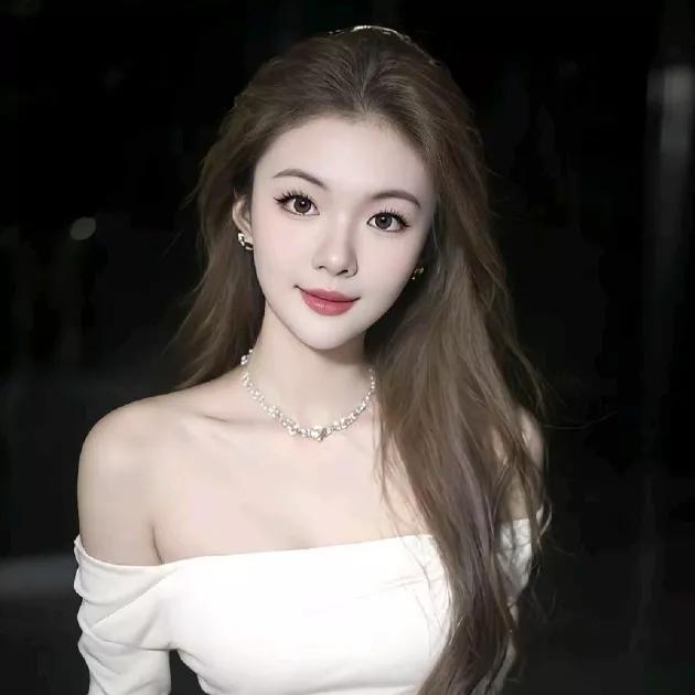 优雅白裙甜美少女，夜色中散发迷人光彩！💖✨阳光白裙少女温柔花裙少女白裙少女
