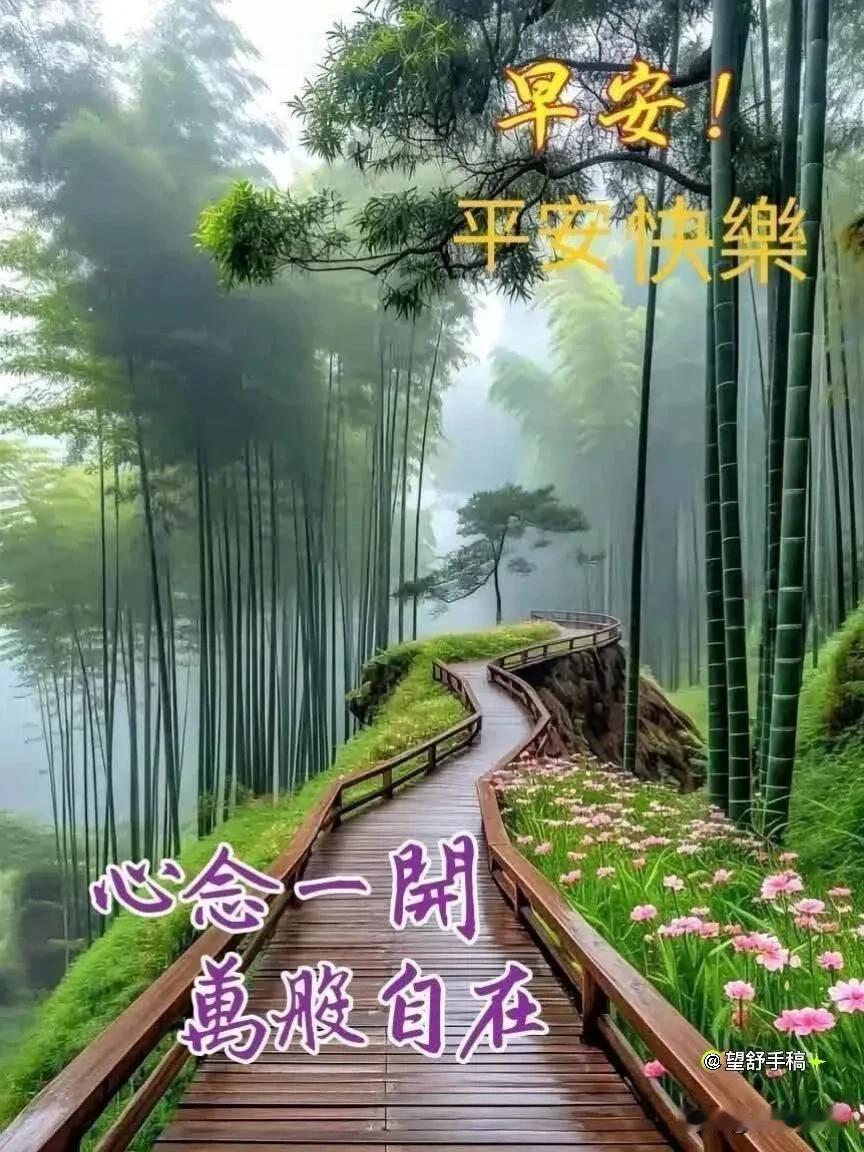 日子平平淡淡就很好，愿三餐温暖，身心安稳，所有的辛苦，都慢慢有回应。早安。