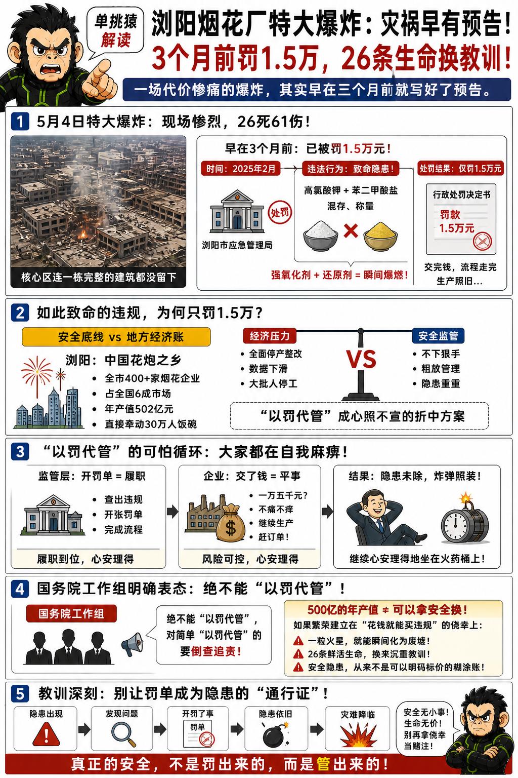 一场代价惨痛的爆炸，其实早在三个月前就写好了预告。5月4日，浏阳华盛烟花公司发