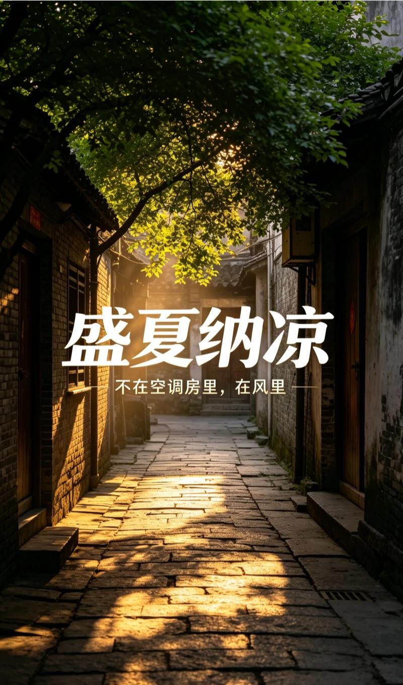 老城老街最适合夏日消暑，浓密的树荫遮蔽阳光，微风徐徐吹过，慢悠悠闲逛惬意又自在。