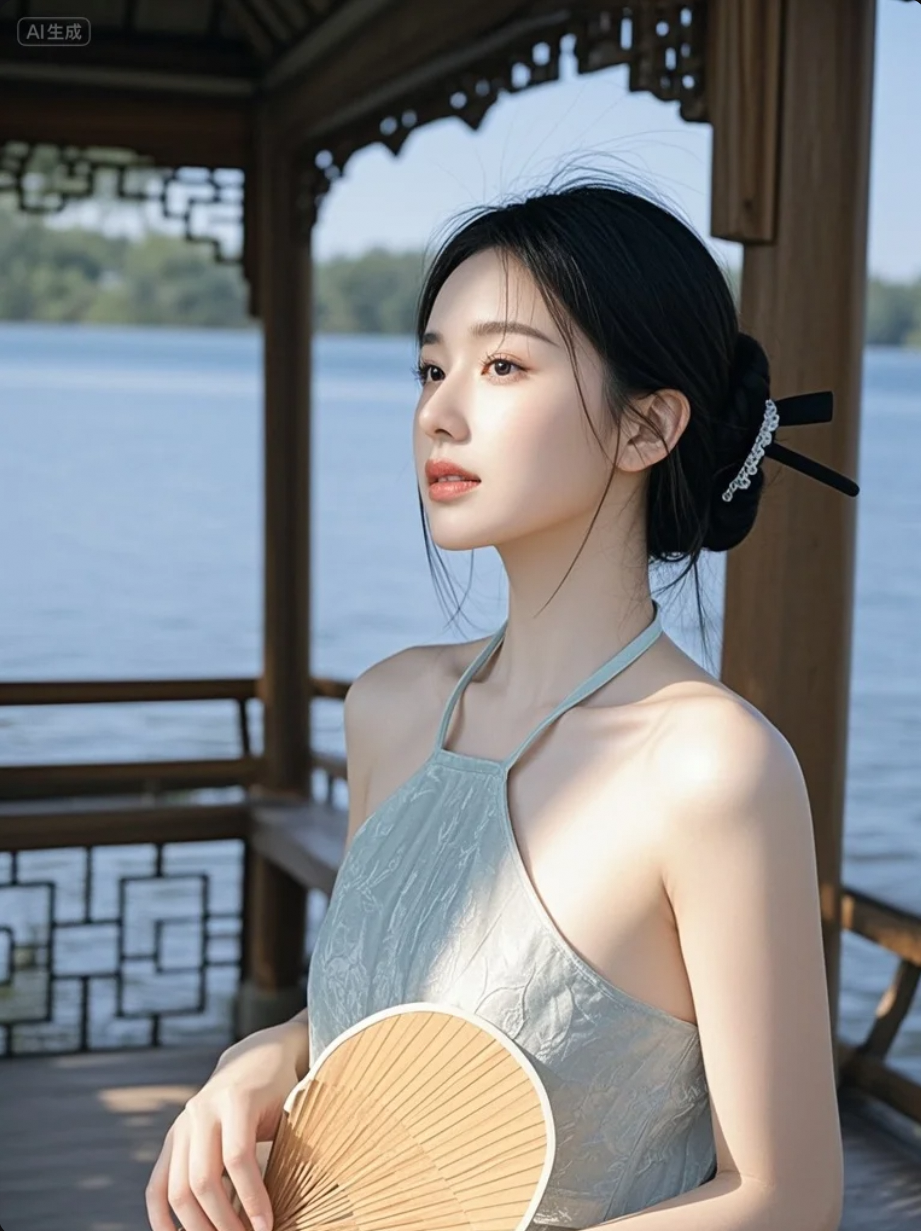 她的气质，是温婉，也是独立
