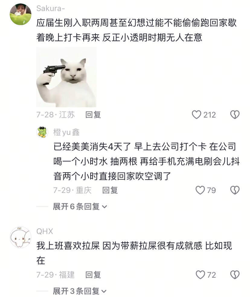 当你意识到不能像翘课那样翘班时