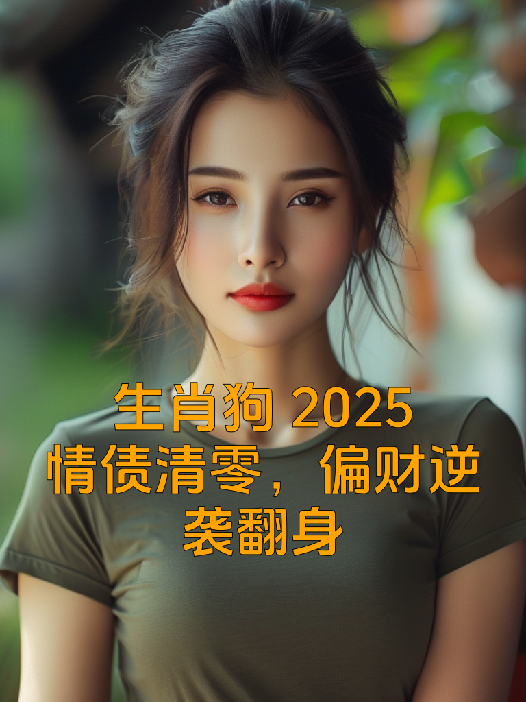 生肖狗2025：情债清零，偏财逆袭翻身