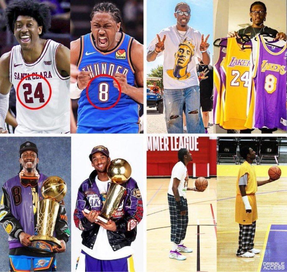 他对科比是真爱。新赛季篮不住