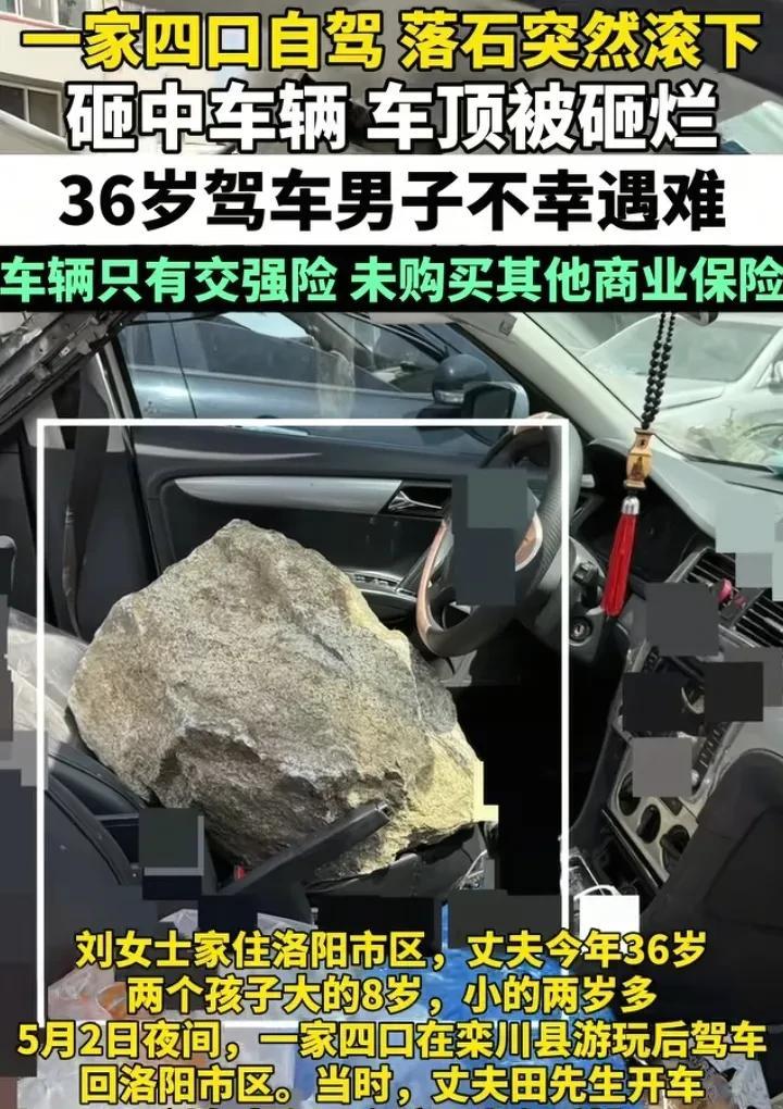祸从天降！刘女士一家4口自驾游，从栾川县回洛阳市区的路上，途经栾川县庙子镇31