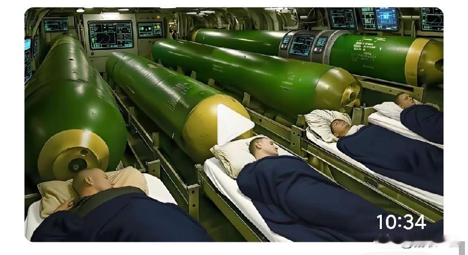 美国大兵在核潜艇内头顶着炮弹睡觉，他们可以吸烟喝酒吗？先把三点说清楚：