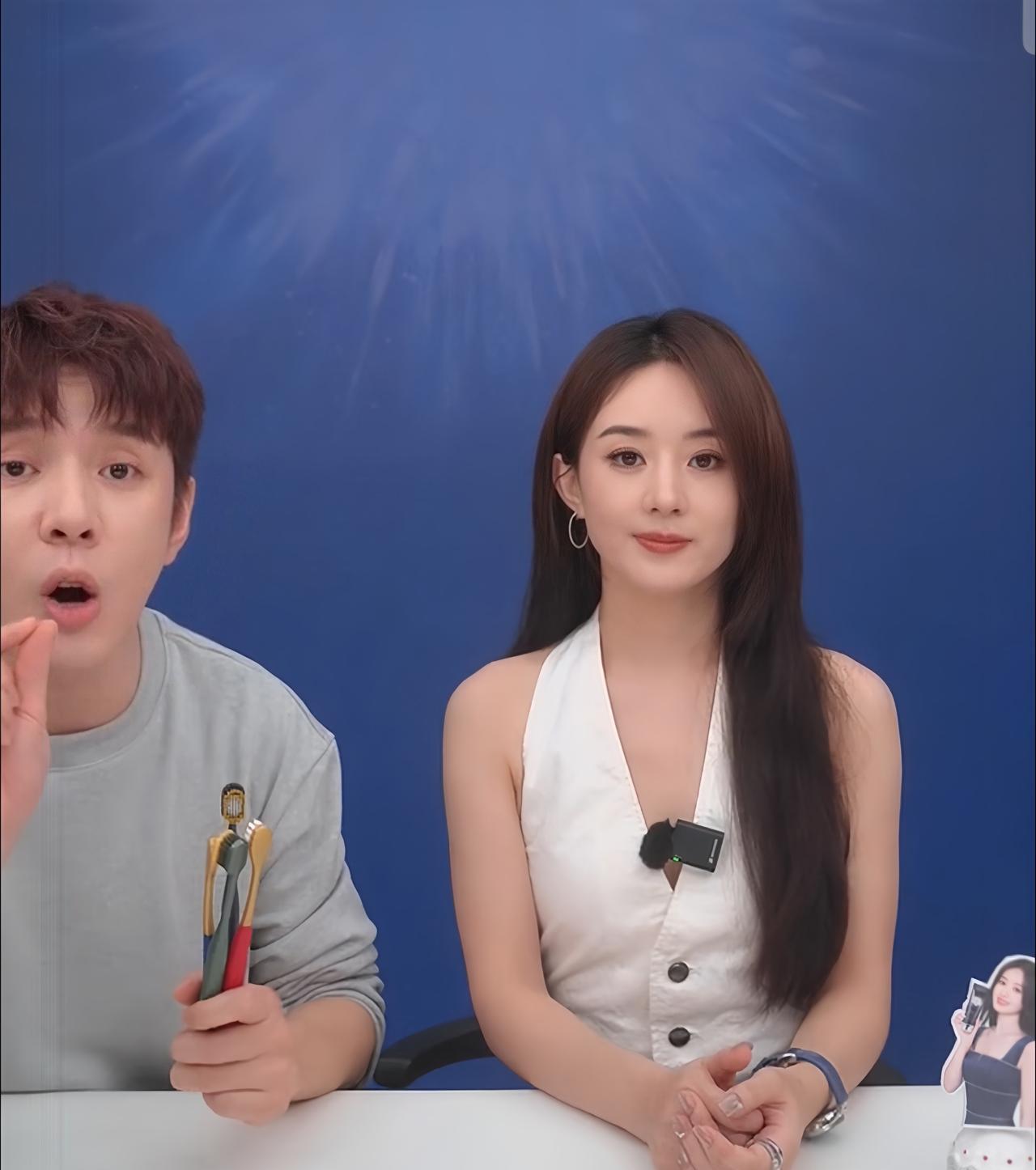 赵丽颖的团队应该意识到了虽然她长得漂亮演技也好，还去过很多大场合，但是她真心