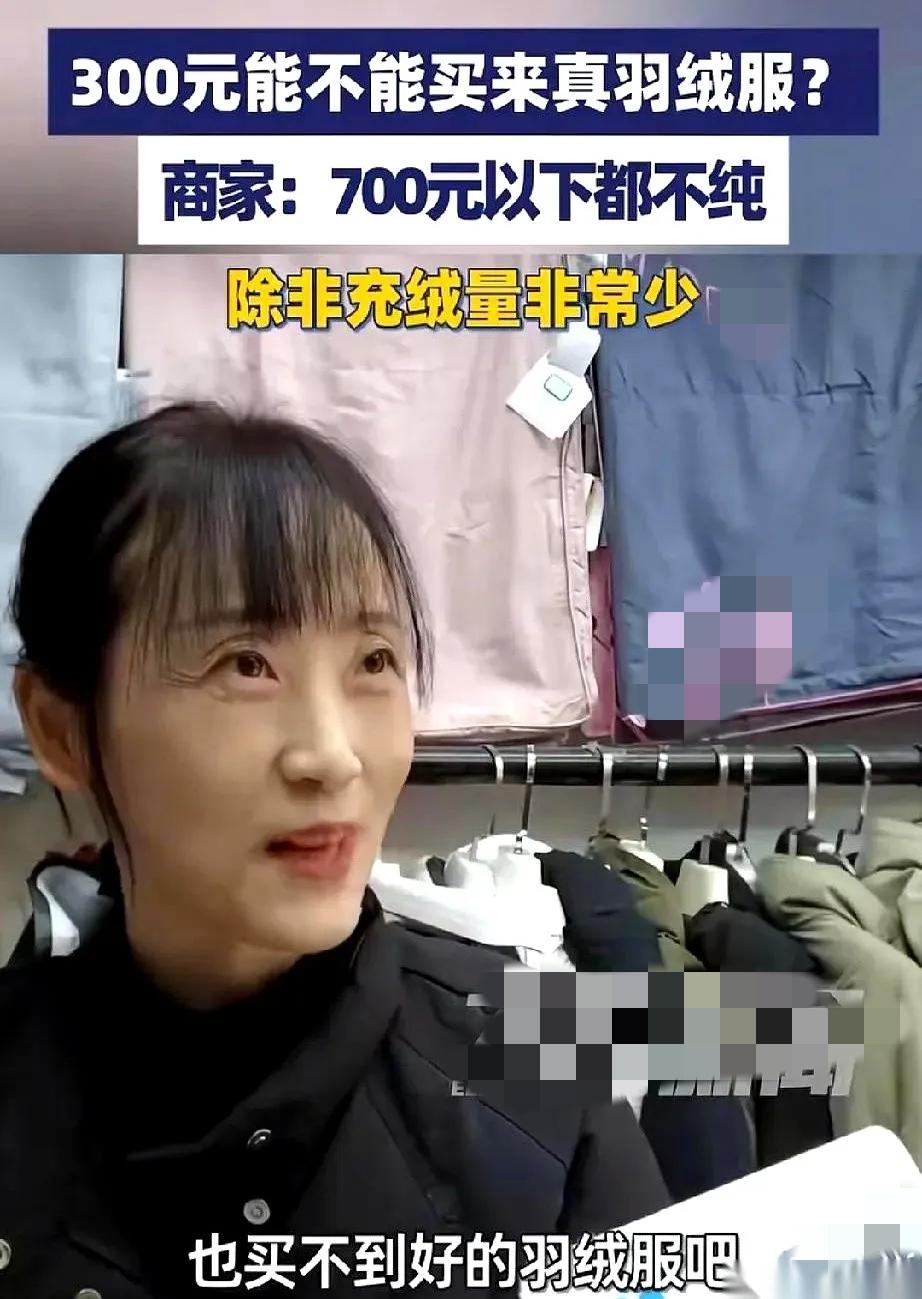 羽绒服的水是真深！记住一个硬标准：700块以下的，别指望能买到正经羽绒，纯属交智