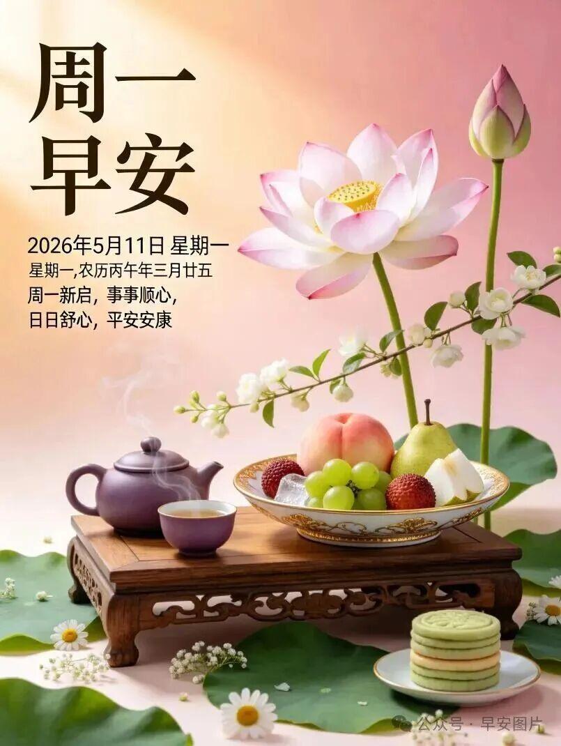 早上好，亲爱的朋友，天气温和心情美。一天的开始让我们一同享受，不紧不慢地度过每分