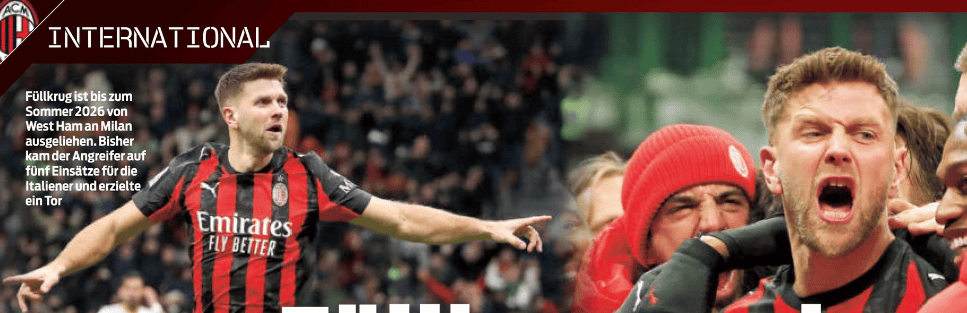 米兰更衣室有写相信过程这句话, 菲尔克鲁格希望长留并争冠