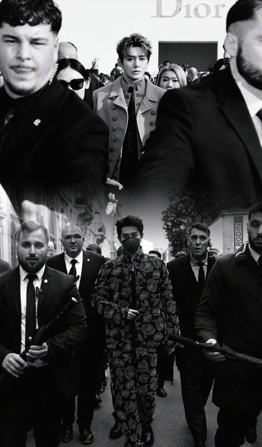 邓为的秀场神图！高级感扑面而来！人群中最闪亮的星！