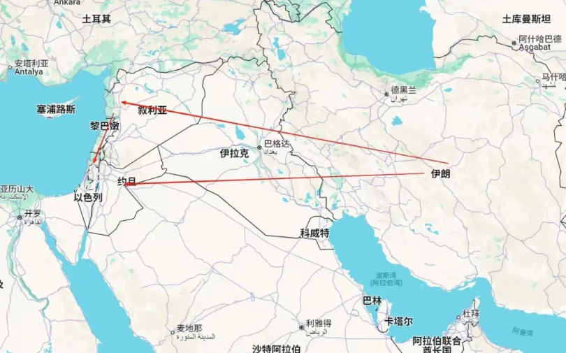 这就是中东！当以色列突袭伊朗的时候，中东各国要么开领空要么选择视而不见，当伊朗还