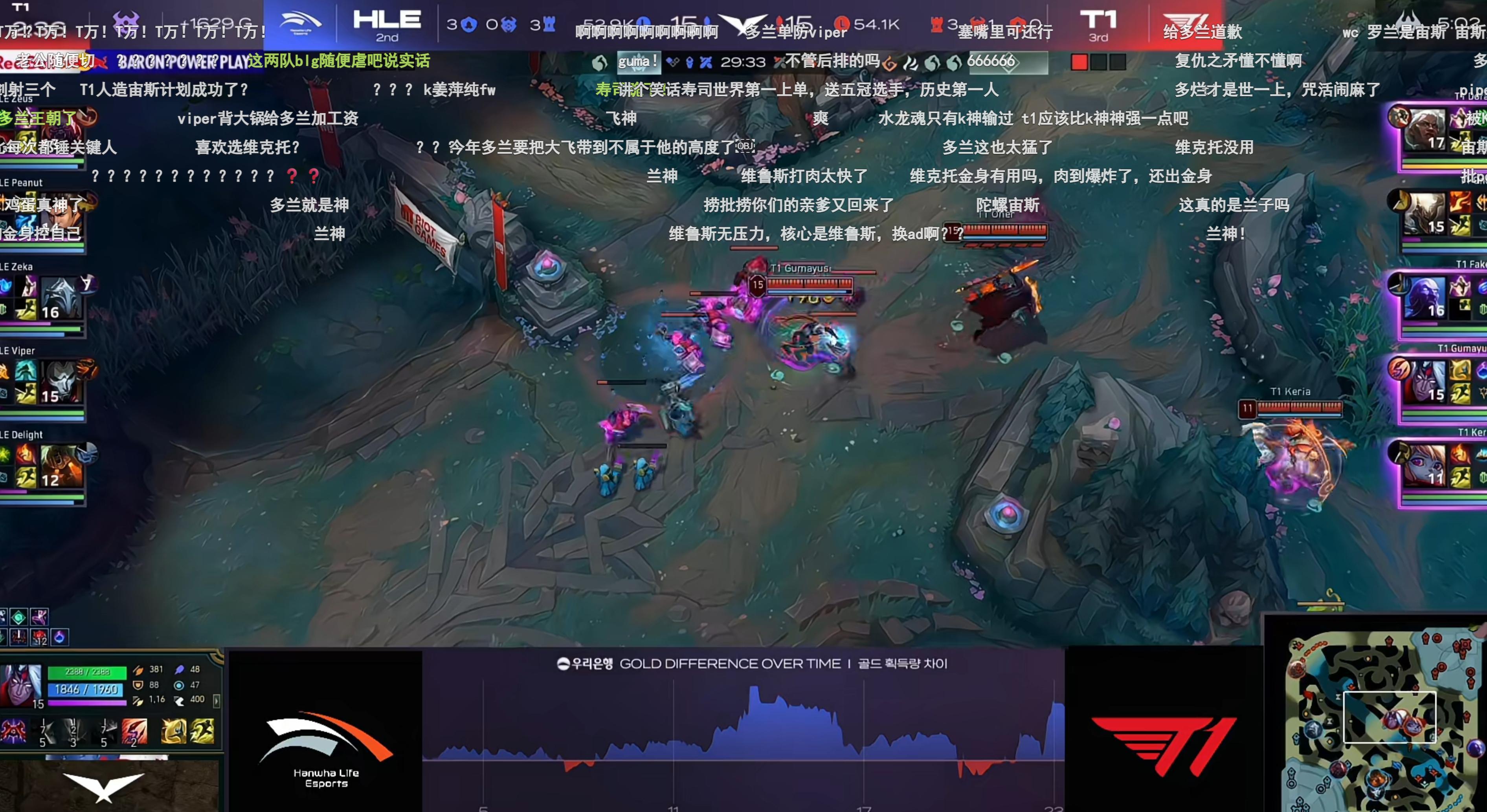 多兰到T1后直接成神了[笑着哭]​​​
