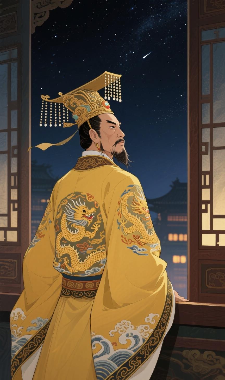 朱元璋称帝后某年元宵，竟偷偷溜出皇宫。他蹲在城南乞丐堆里，听见几个老乞丐醉醺醺抱