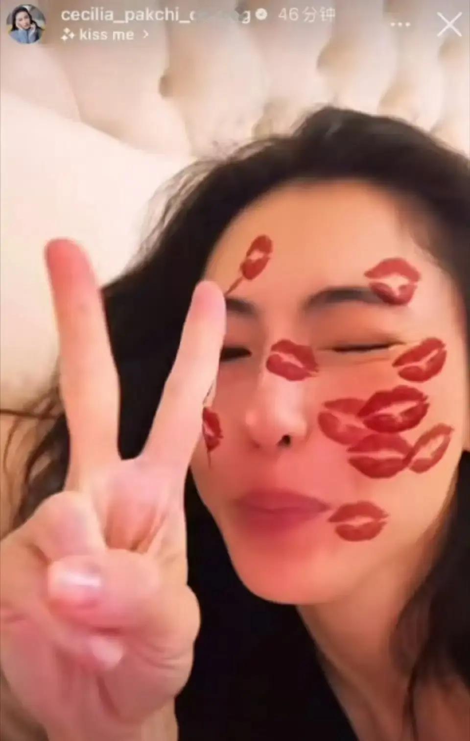 张柏芝突然公开三胎儿子的视频，但坚决不露脸——她比所有明星妈妈都清醒。圣诞