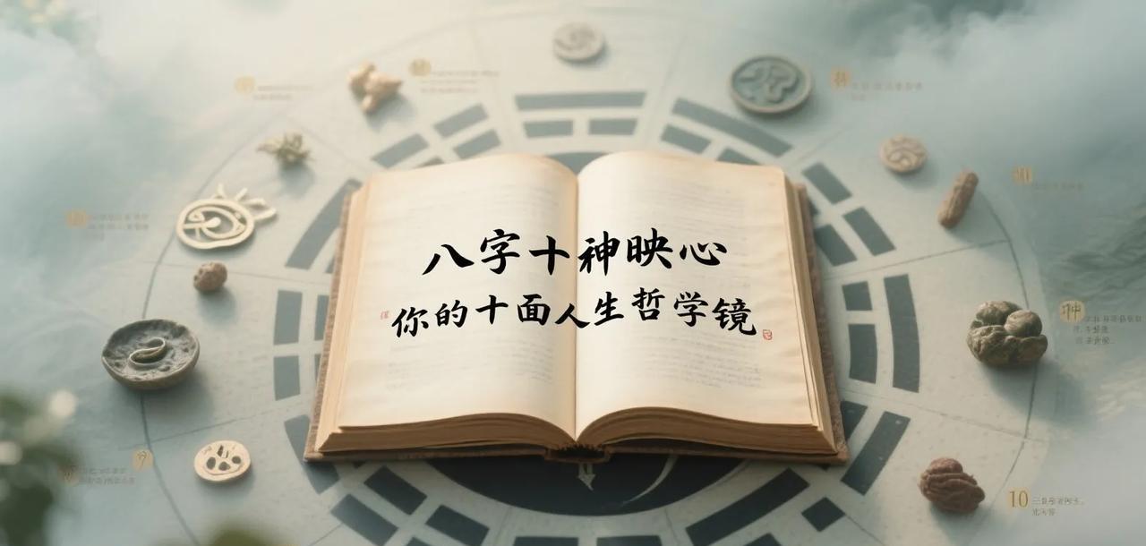 八字十神映心|你的十面人生哲学镜命运如棋，八字为盘。十神非宿命标签，实为照