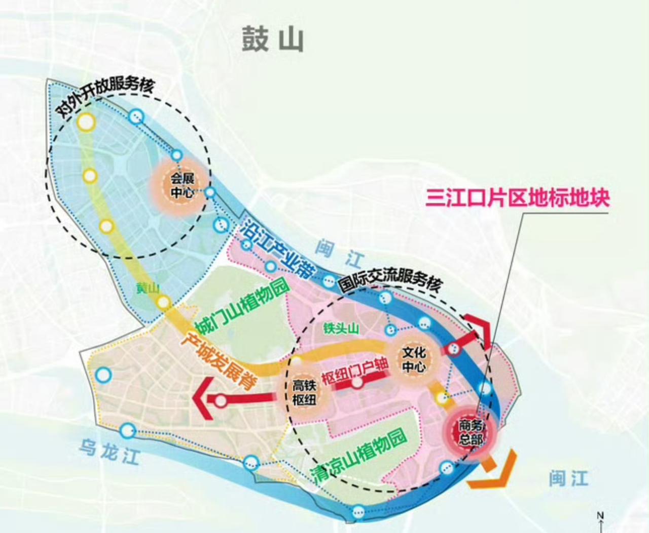 福州多家事业单位陆续迁入三江口福州身边事