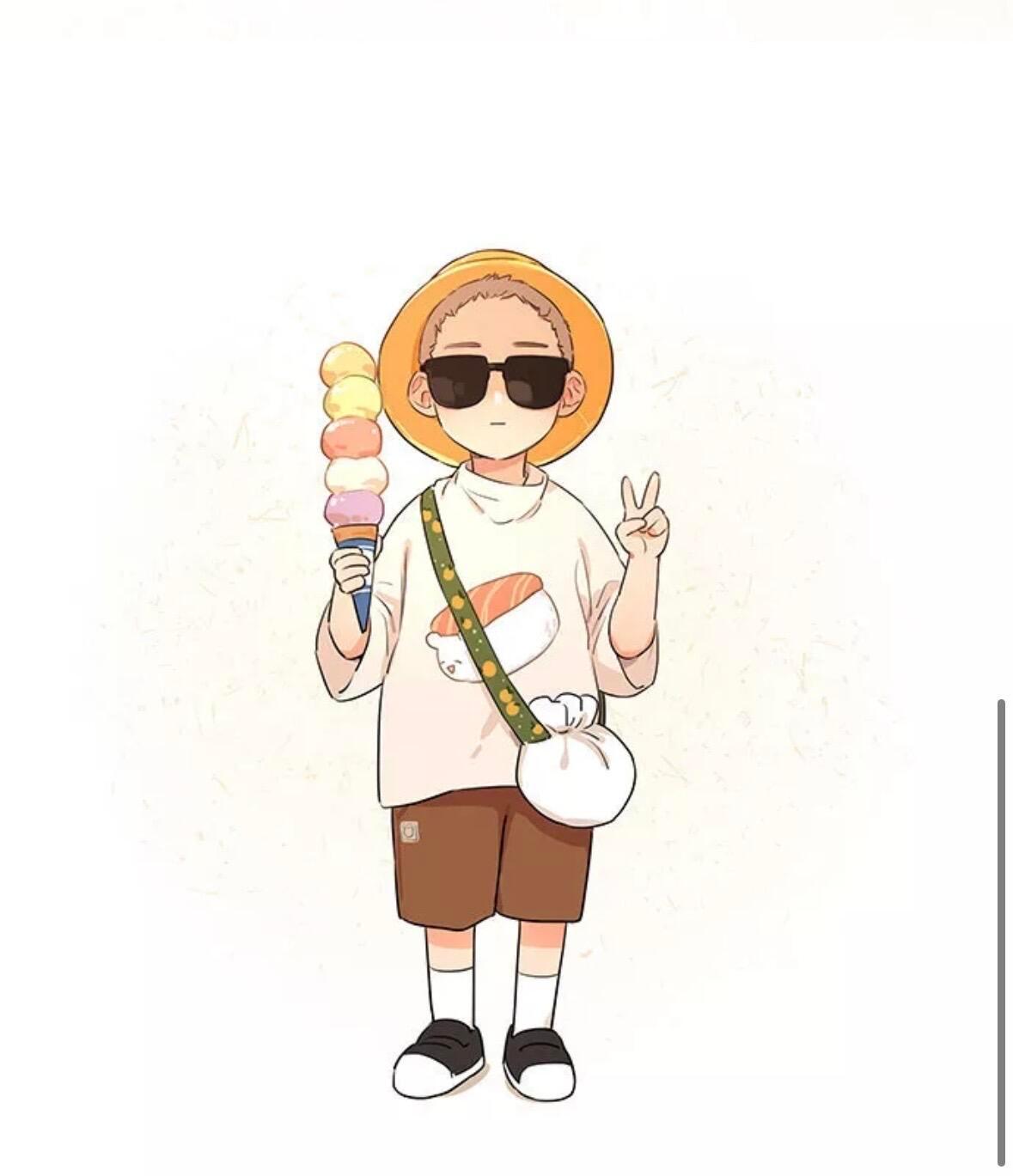 捡了东西的狼好大儿从小就与众不同漫画作者：麻尾