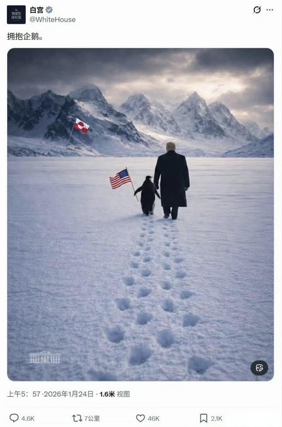 川王这是派“三角洲”部队把企鹅宝宝从南极洲绑架到格陵兰吗？川王：我预告下一个目