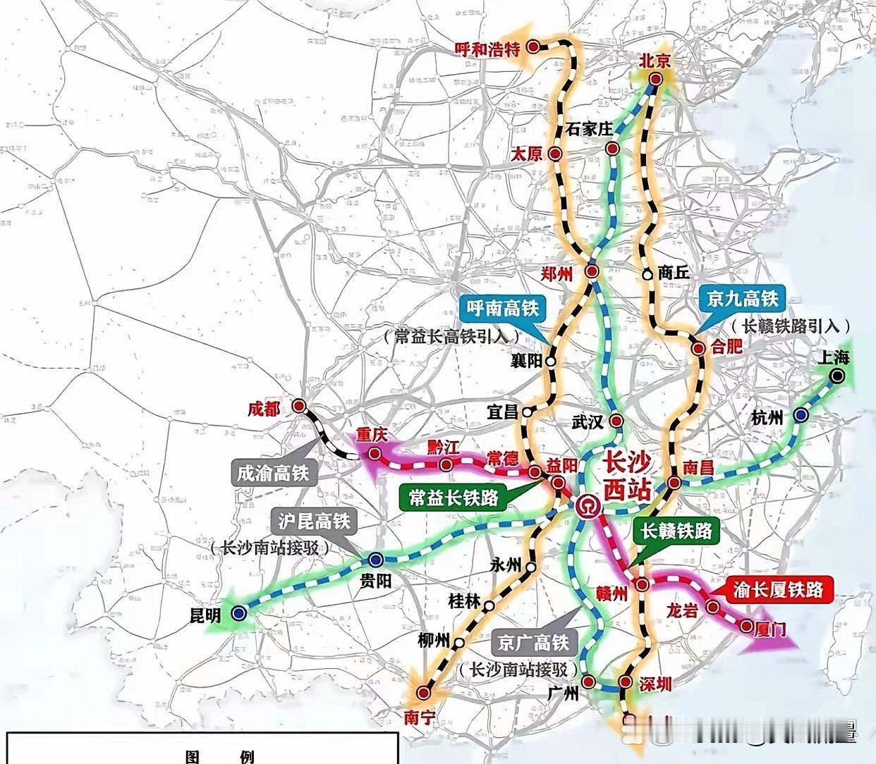 先修哪条高铁，决定你钱包鼓不鼓西部两条新高铁只能先建一条，一条从怀化到永州，2