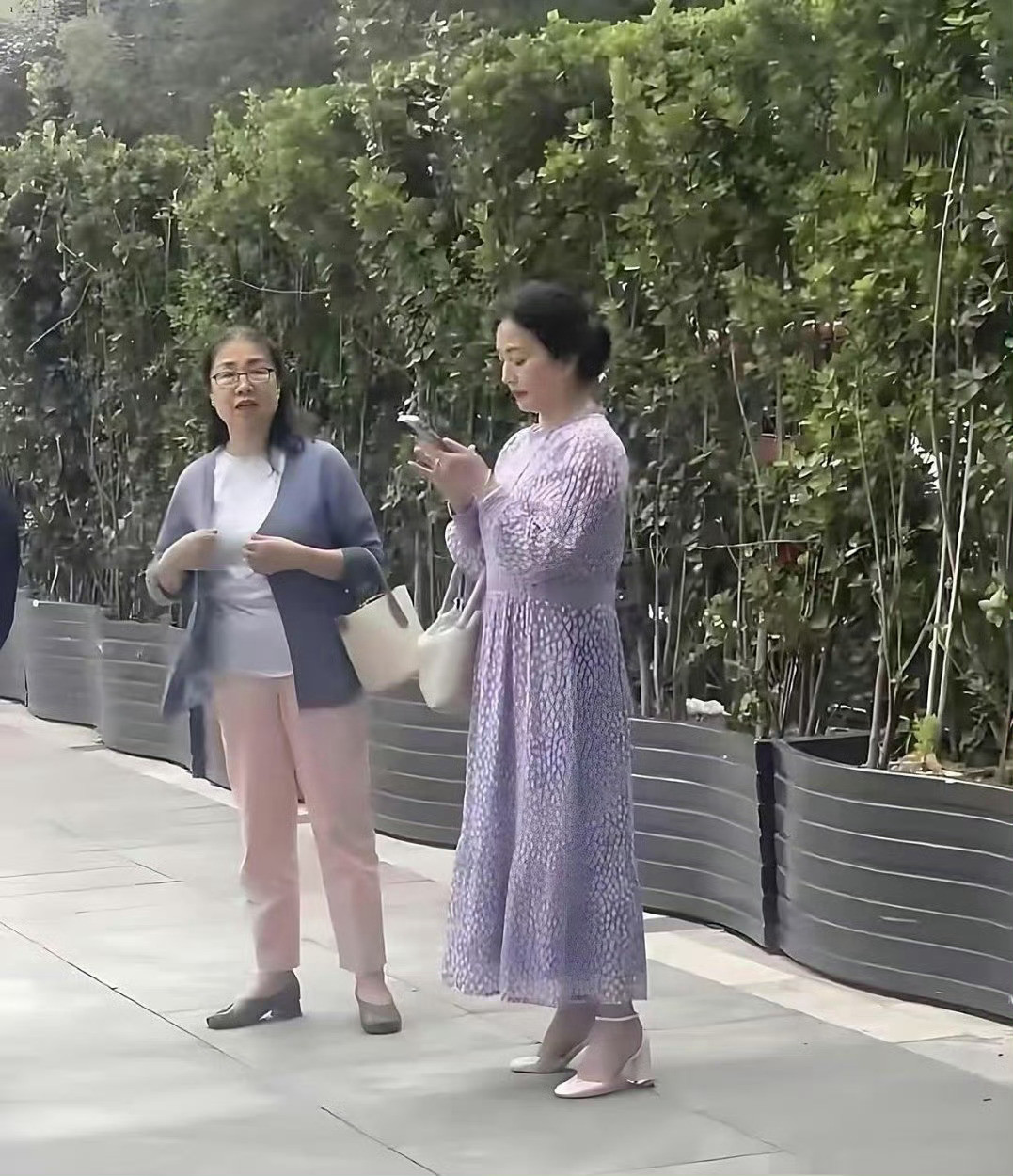 天呐！刘亦菲妈妈被偶遇，都65岁了，还是美得不像话！太让人羡慕。