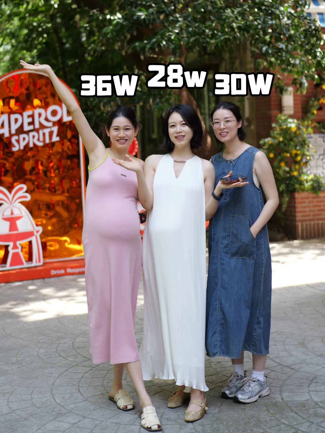 🤰3个长胎不长肉的孕晚期孕妇，很轻松？