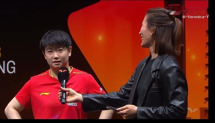 孙颖莎：明天是我场次最多的一天，大概率一日三战……莎莎接受记者采访，直言明日有