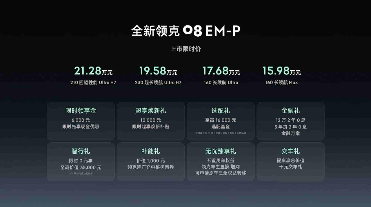 领克08EM-P杀入混动战场，顶配激光雷达成新套路，年轻人会买单吗