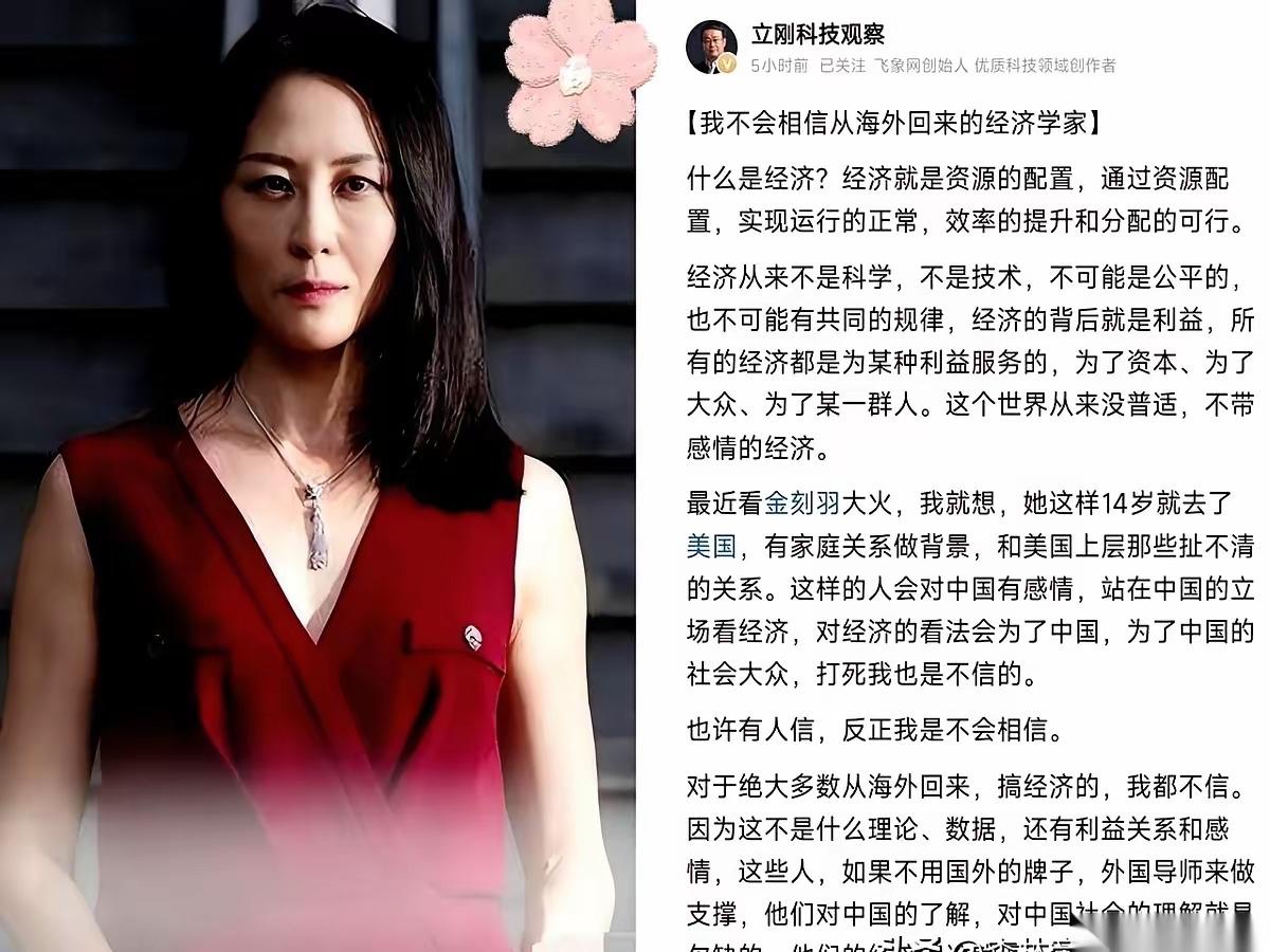 金刻羽项立刚吵翻热搜！海归精英的“水土不服”，才是争议核心！哈佛博士、名校教