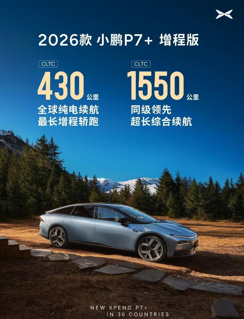 430公里的纯电续航，1550公里的综合续航，这数据真的有点吓人！不得不说，小鹏