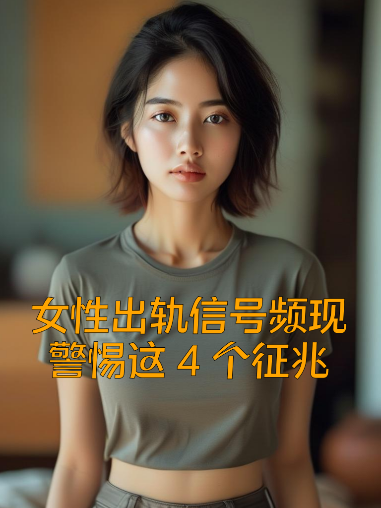 女性出轨信号频现，警惕这4个征兆