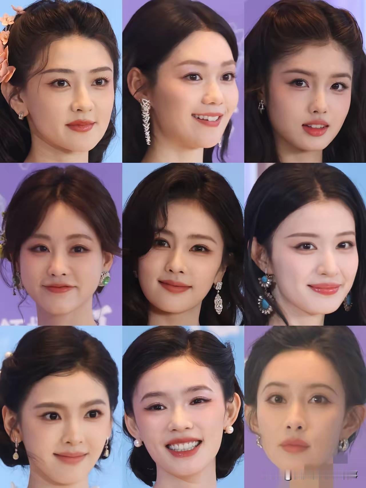 现在的女明星辨识度越来越低，小花更是如此，审美清一色趋同，脸型看着都差不多，漂亮