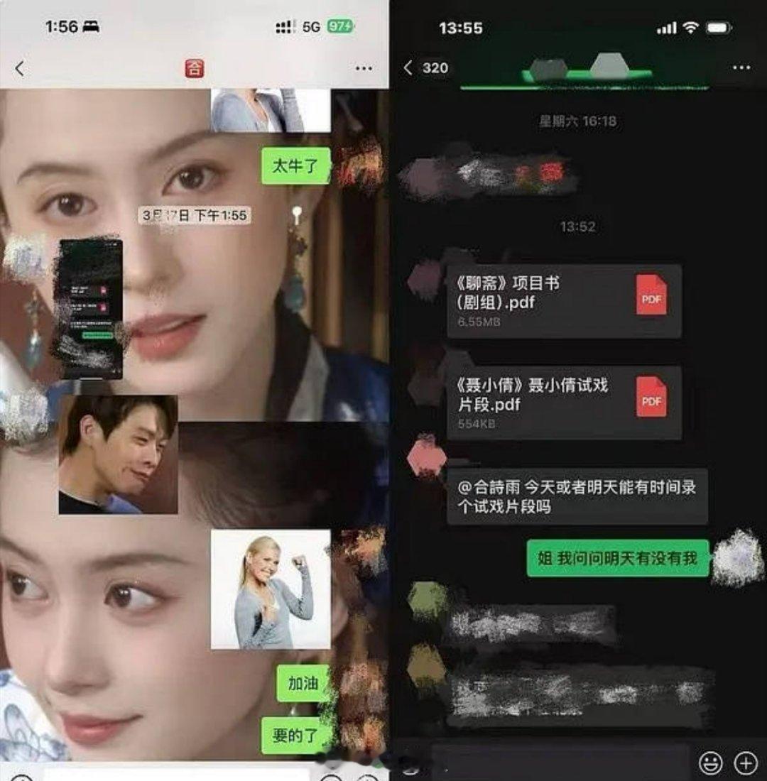 合诗雨3月份就去试戏了，后来为啥传成合诗雨抢了周洁琼的角色？​​​是谁在搞鬼