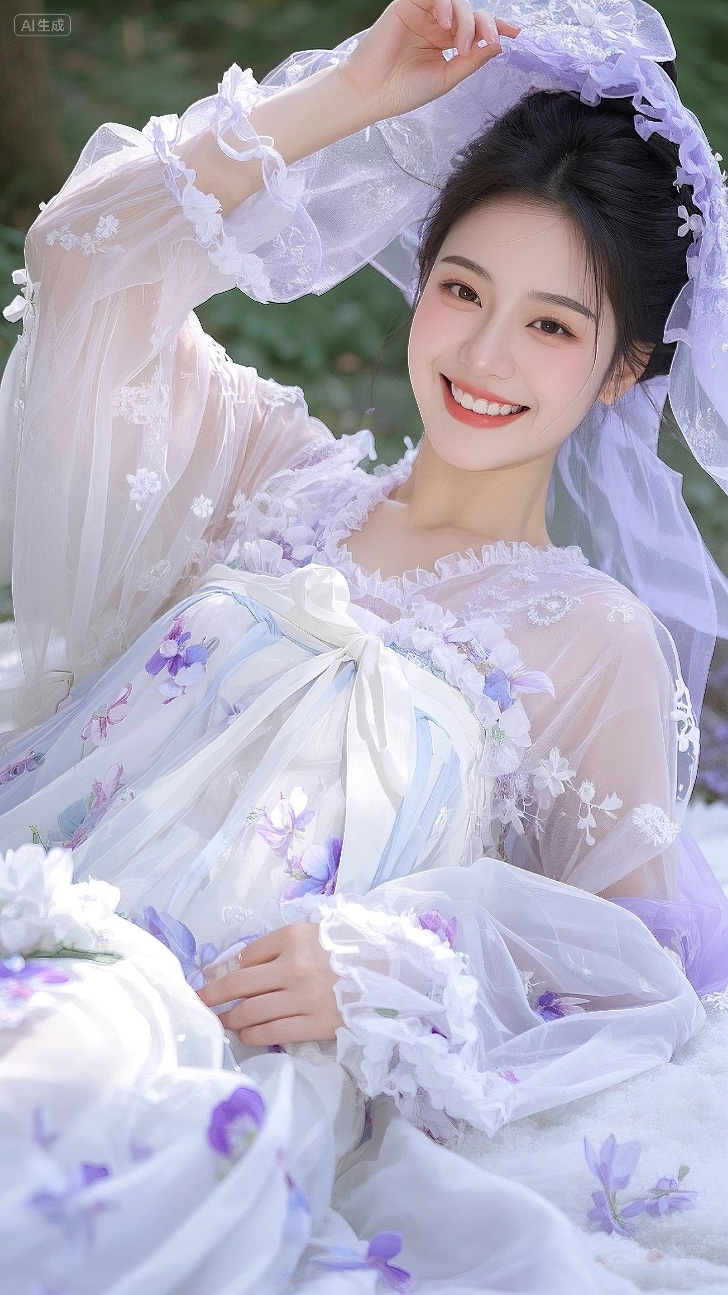 汉服小仙女 女神 甜美风 这也太好看了 文艺小清新