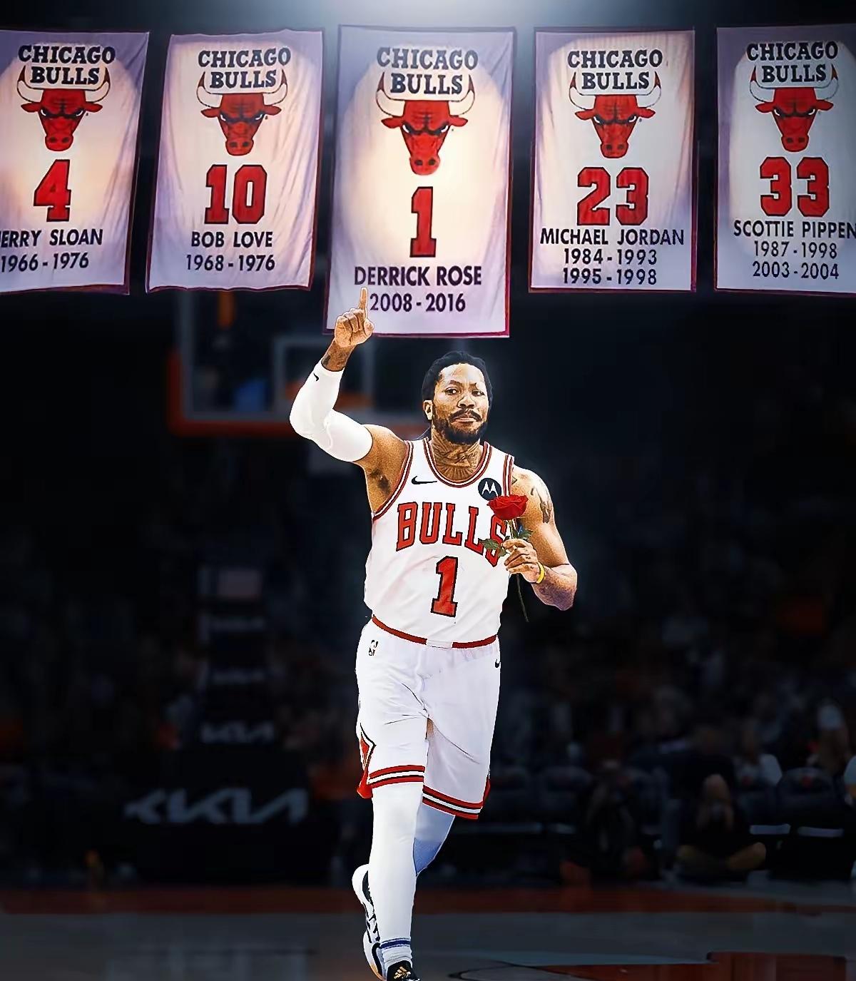 看到这5件退役球衣，不禁感叹：幸亏有乔丹，否则公牛队啥也不是。成立至今60年