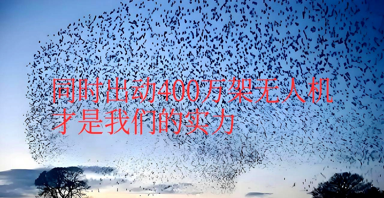 400架无人机就算大举轰炸？如果是400万架呢？俄国人那点家底，出动几百