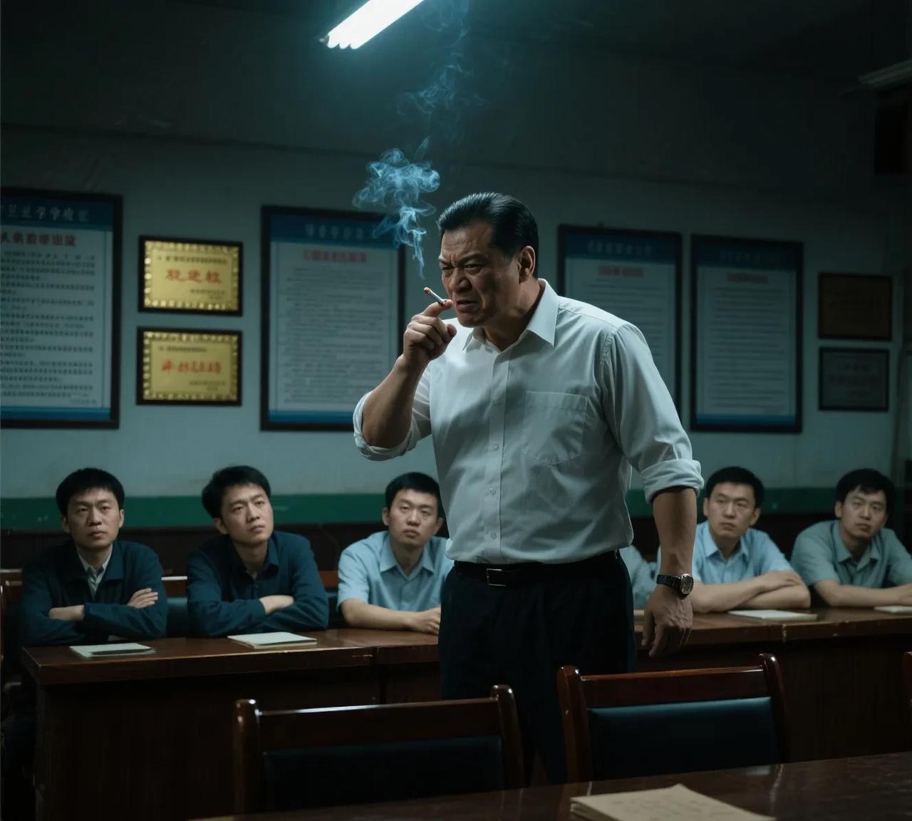 [都来围观：这位说话不算数的校长]某学校开全体教师会。校长猛抽两