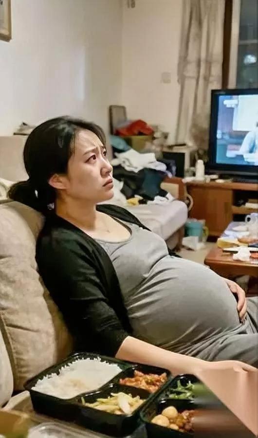怀孕6个月靠外卖？离谱！河北一孕妇挺肚叹苦经：老公上班、婆婆称病，天天外