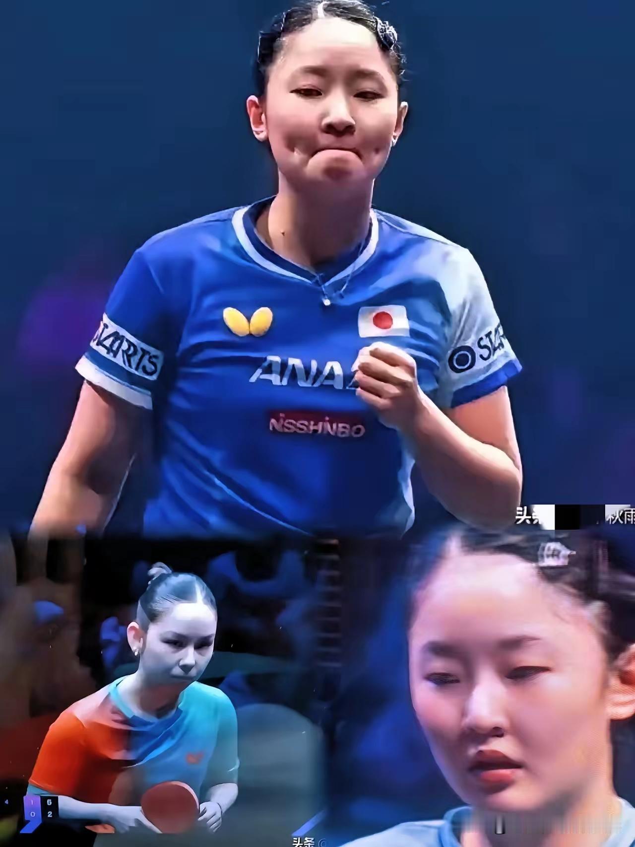 张本美和这次在瑞典大满贯，真差点把"一轮游"的帽子戴实了。​碰的是安娜·赫西—